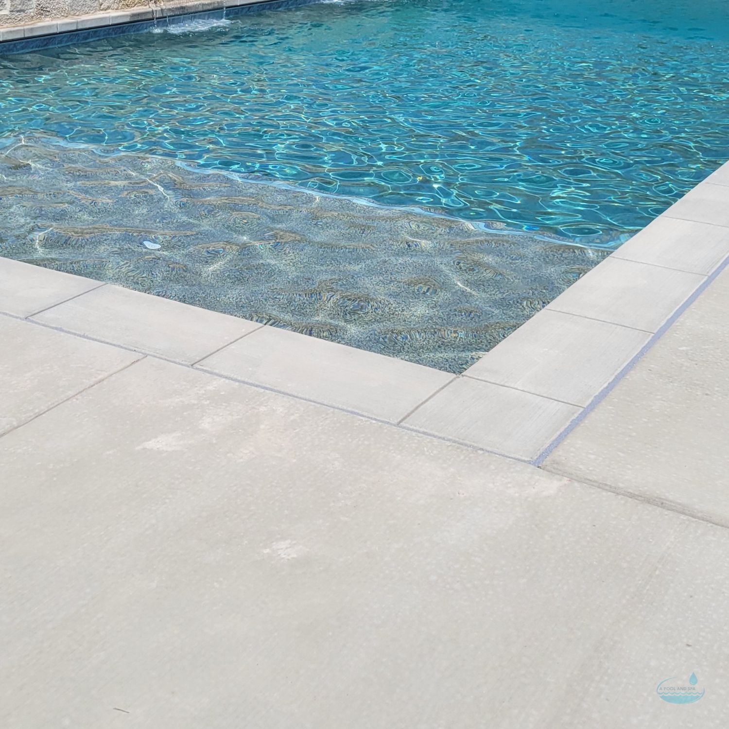Broom Finish Coping for High-Traffic Pool Areas